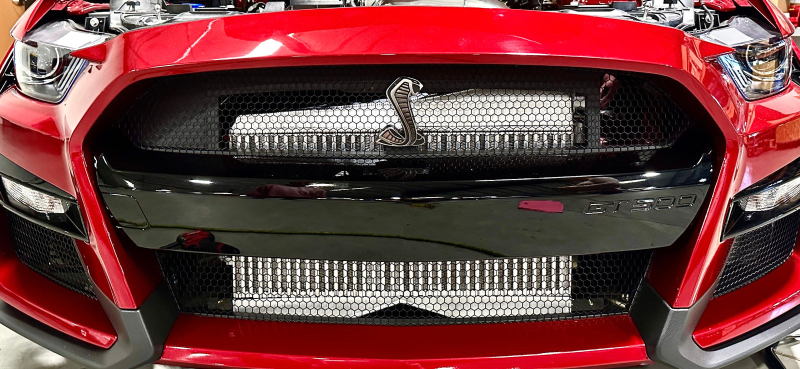 2000HP+ Cooling: The SPE S550 Ford Mustang Twin Turbo Intercooler.