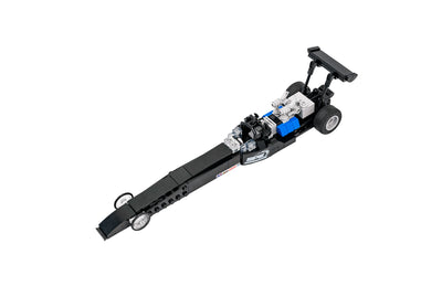 dragster brick toy rail car