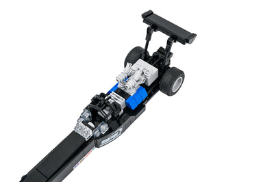 dragster brick toy rail car