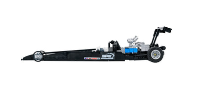 dragster brick toy rail car