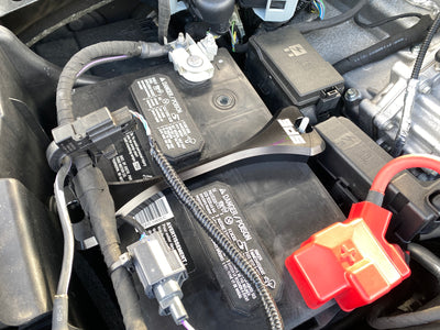 2011-2024 6.7L Powerstroke Billet Battery Hold Down Upgrade