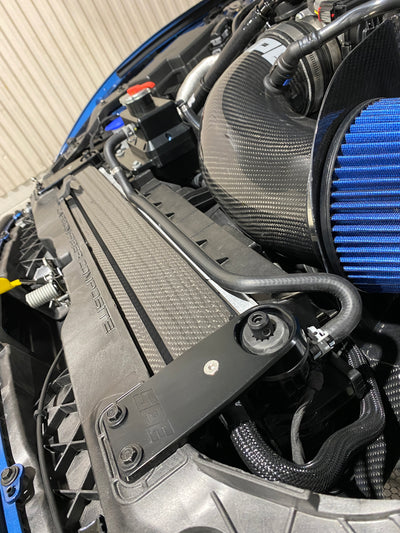 2016-2022 GT350 GT500 Carbon Fiber Billet Radiator Mount Kit